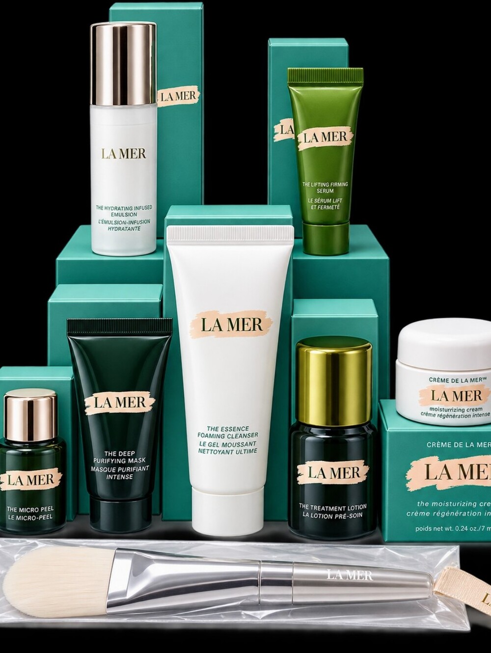 8 PC La Mer Skincare Set Bundle